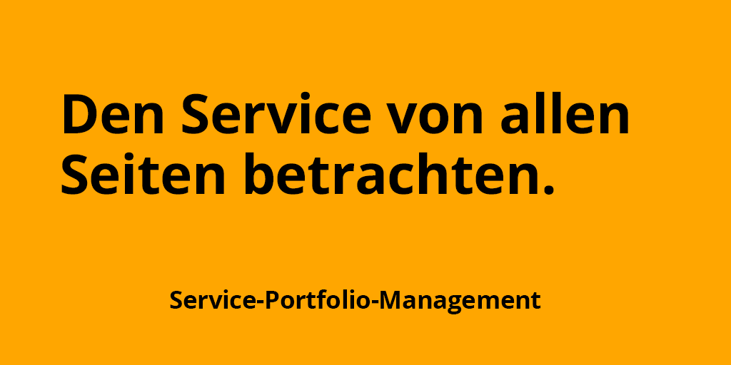 Service Portfolio Management Eine Unterschatzte Disziplin Different Thinking